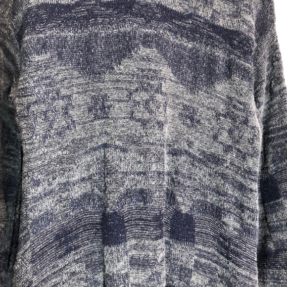 Soft Surroundings Long Wool Blend Wrap Duster Coat Wrap Size M Western - Picture 6 of 9